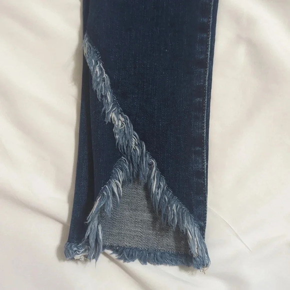 Flying Monkey High Rise Button Fly Skinny Jeans, Color Dark Wash Size 25 - Picture 8 of 15